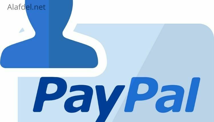 صورة بها كلمة باي بال بالإنجليزية PayPal وفوقها رسم لوجه شخص وذلك ضمن كيفية انشاء حساب باي بال؟