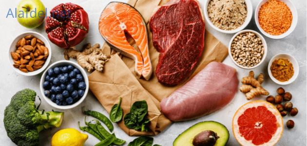 A picture with a group of foods that are allowed to be eaten by cancer patients