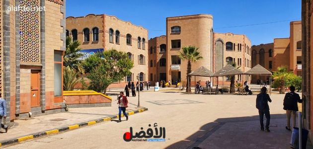 صورة من داخل جامعة ذمار ضمن الحديث عن جمعان عبدالكريم السامعي