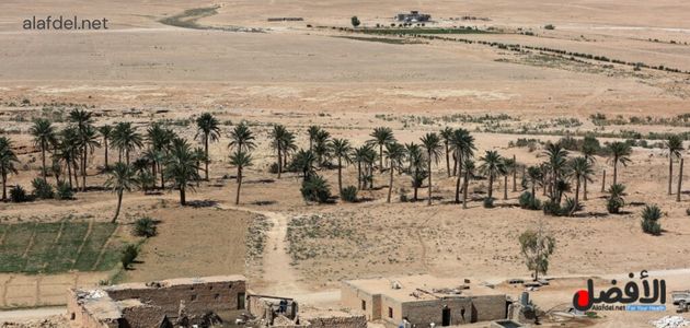 صورة من صحراء العراق ضمن الحديث عن اختطاف انور جليدان الظفيري