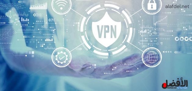 صورة بها يد فوقها كلمة vpn في دائرة ضمن الحديث عن عقوبه استخدام vpn في السعودية