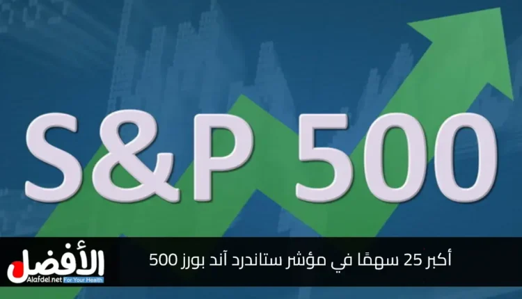 أكبر 25 سهمًا في مؤشر ستاندرد آند بورز 500