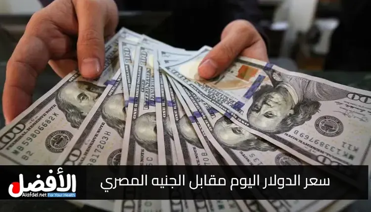 سعر الدولار اليوم مقابل الجنيه المصري