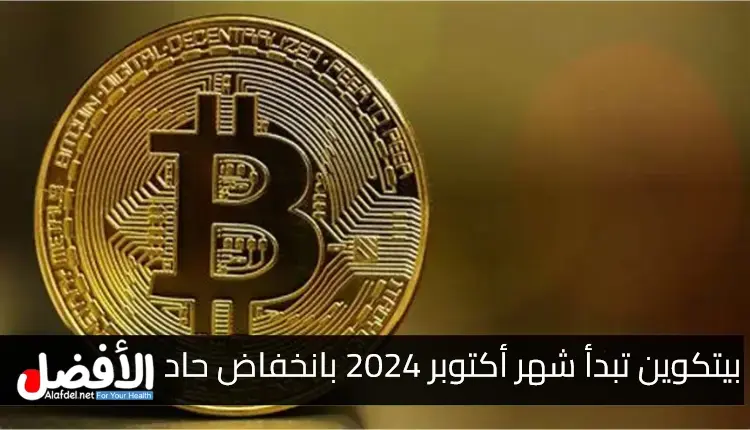 عملة بيتكوين تبدأ شهر أكتوبر 2024 بانخفاض حاد