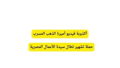 قضية أميرة الذهب المصرية