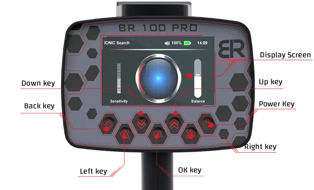 جهاز BR 100 Pro – قمة الأداء في عالم كشف المعادن