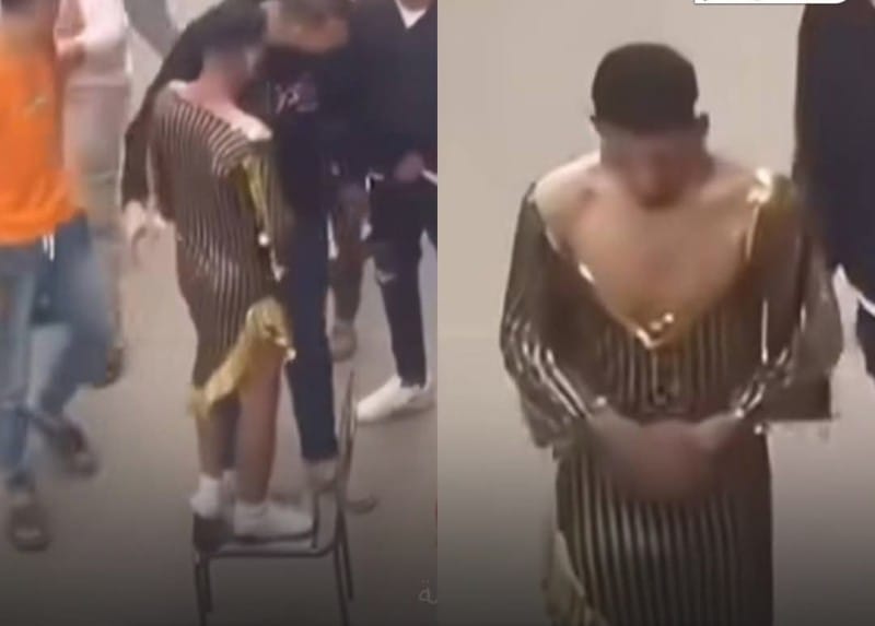 فيديو الشاب ببدله الرقص
