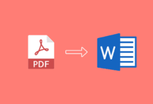 تحويل ملفات PDF إلى Word