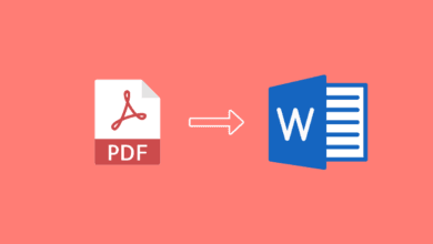 تحويل ملفات PDF إلى Word