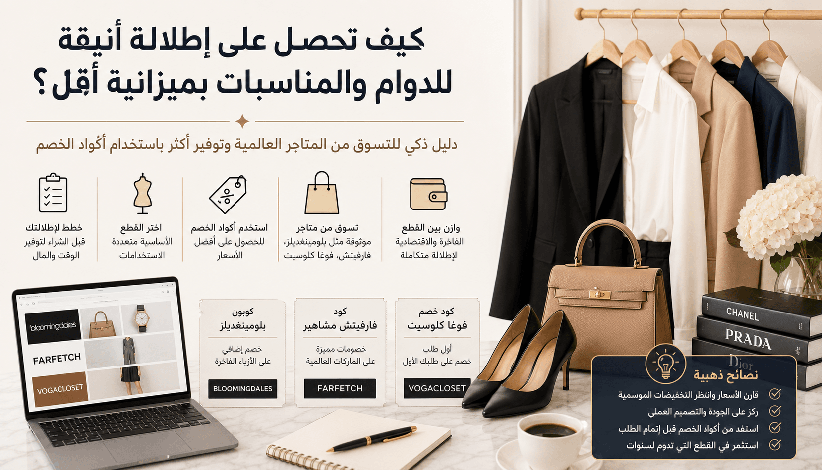 توفير المال على الأزياء للعمل والمناسبات الخاصة