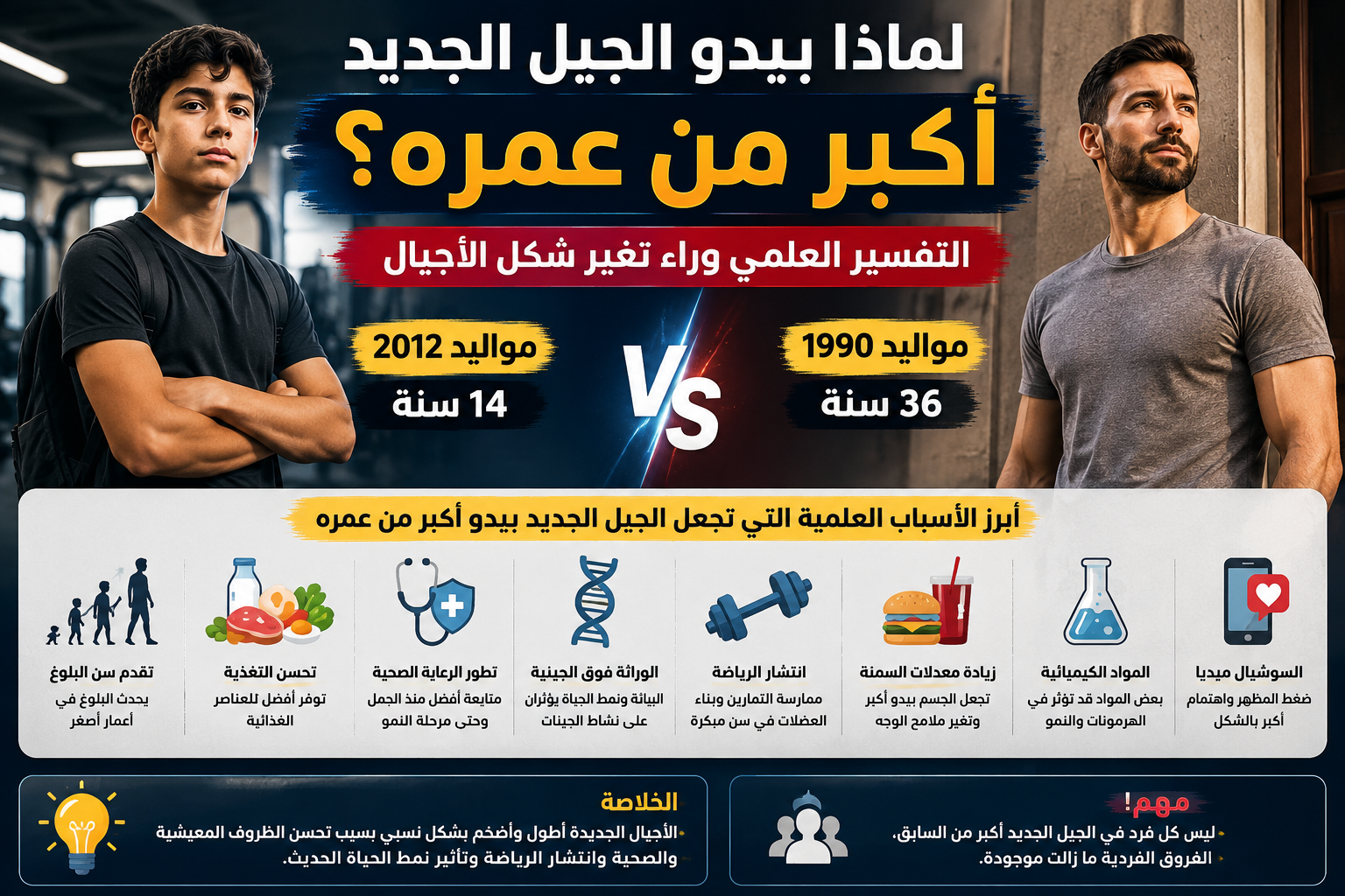لماذا يبدو الجيل الجديد أكبر من عمره