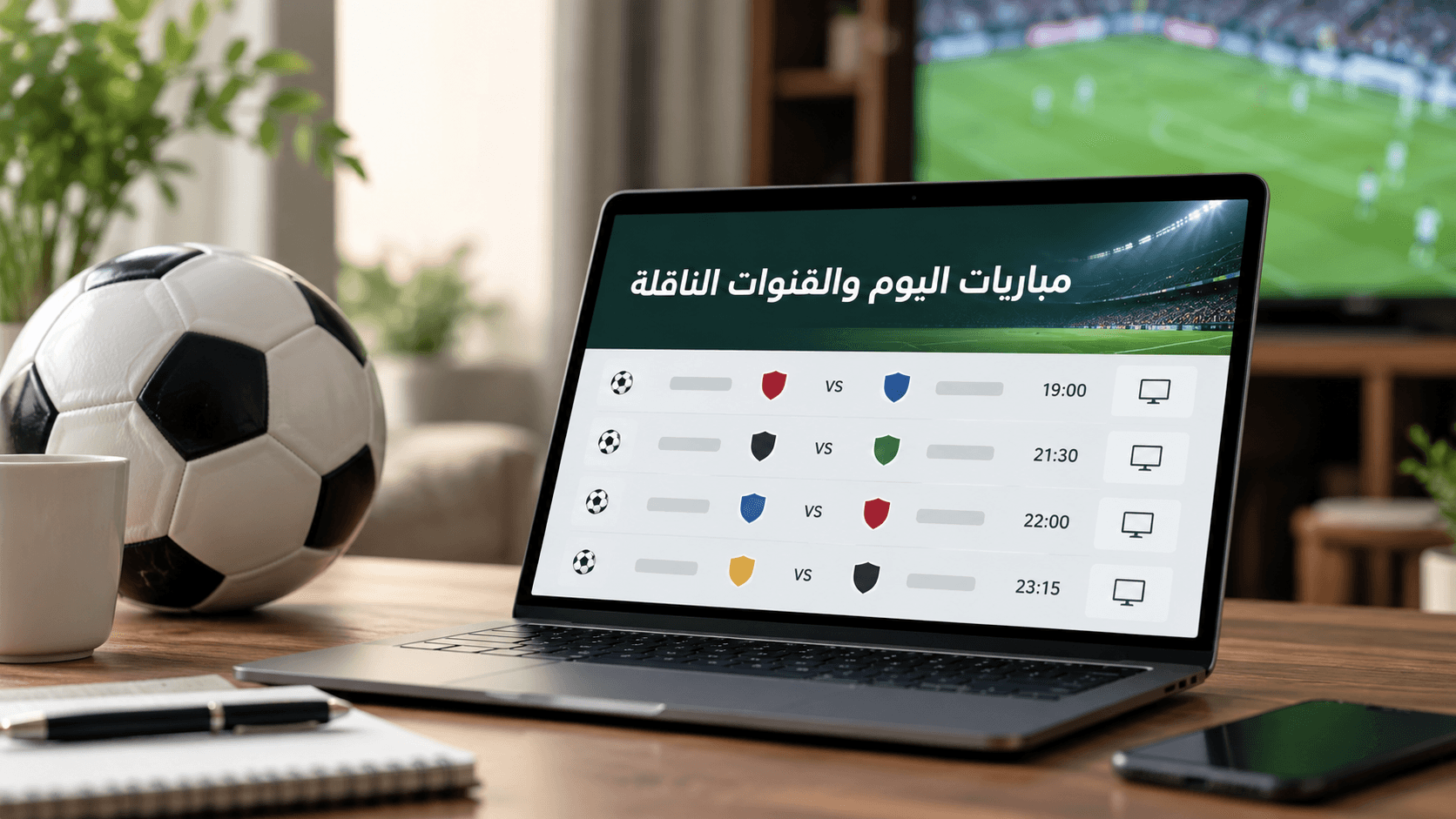 كيف تتابع كرة القدم
