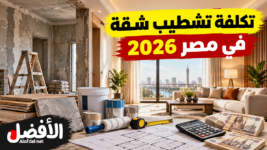 تكلفة تشطيب شقة في مصر 2026
