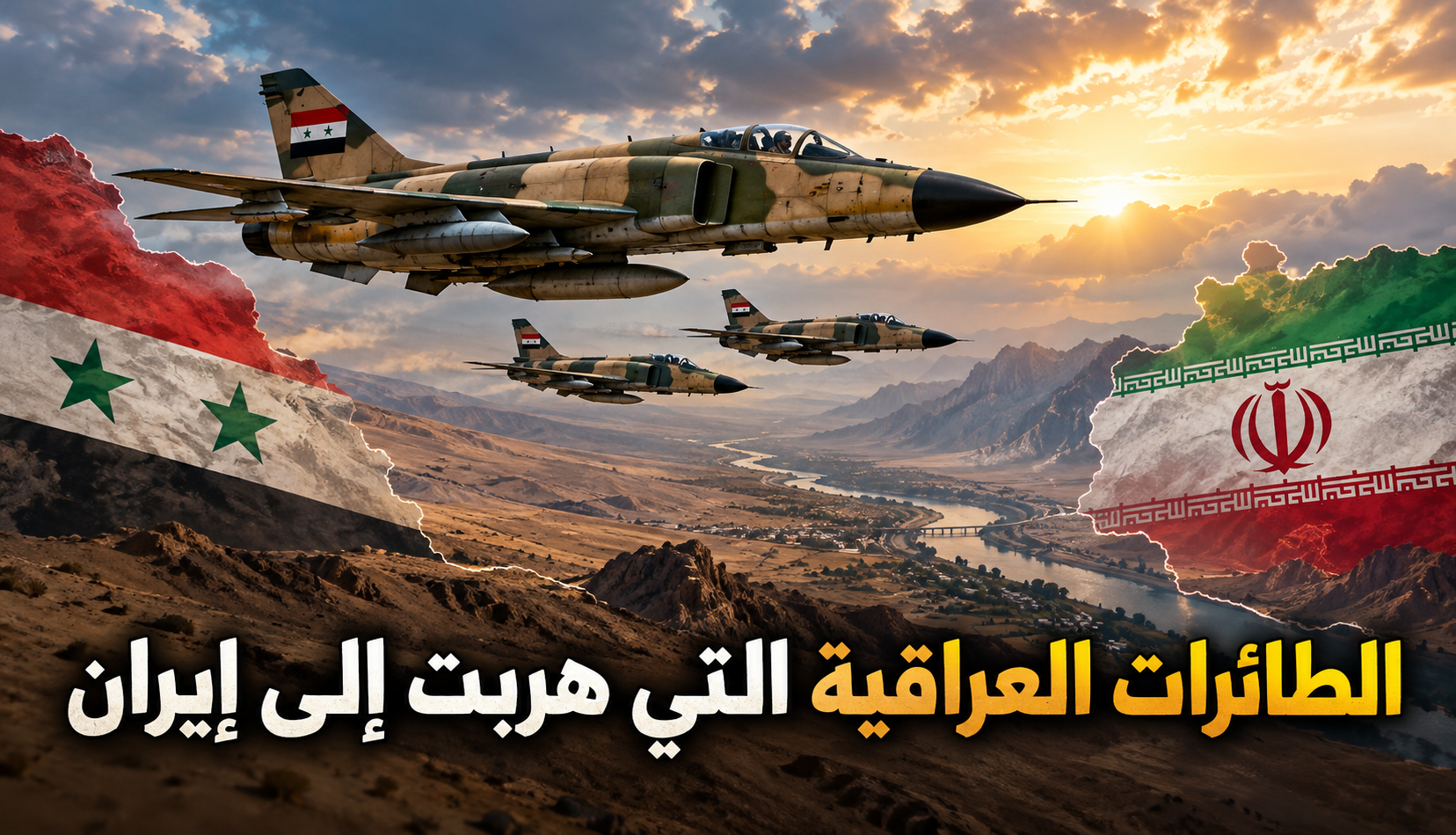 الطائرات العراقية التي هربت إلى إيران 1991 